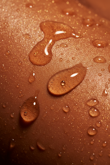 Glowing Tanned Skin Macro Editorial